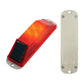 Solar Powered Nighttime LED Flashing Warning Light, Double-sided Tape, Screw
