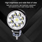 DC12-80V 3 inch Round Motorcycle High-intensity Ultra-bright LED Spotlight