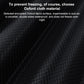 Black Oxford fabric surface texture for car windshield half cover