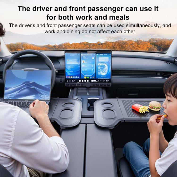 SUITU ST-2004 Multifunctional Universal Car Tri-Folding Tray Table Dinner Desk