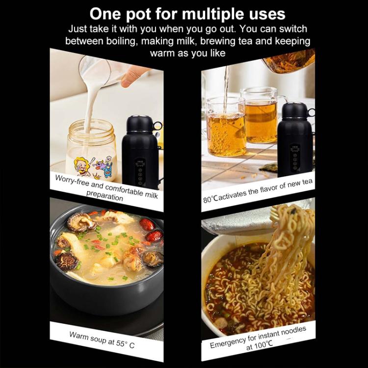 SUITU RC-1560A 12V-24V Universal Smart Temperature Control Car Large Capacity Electric Kettle