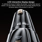 Handheld vacuum cleaner top with circular control area and MAX airflow indicator