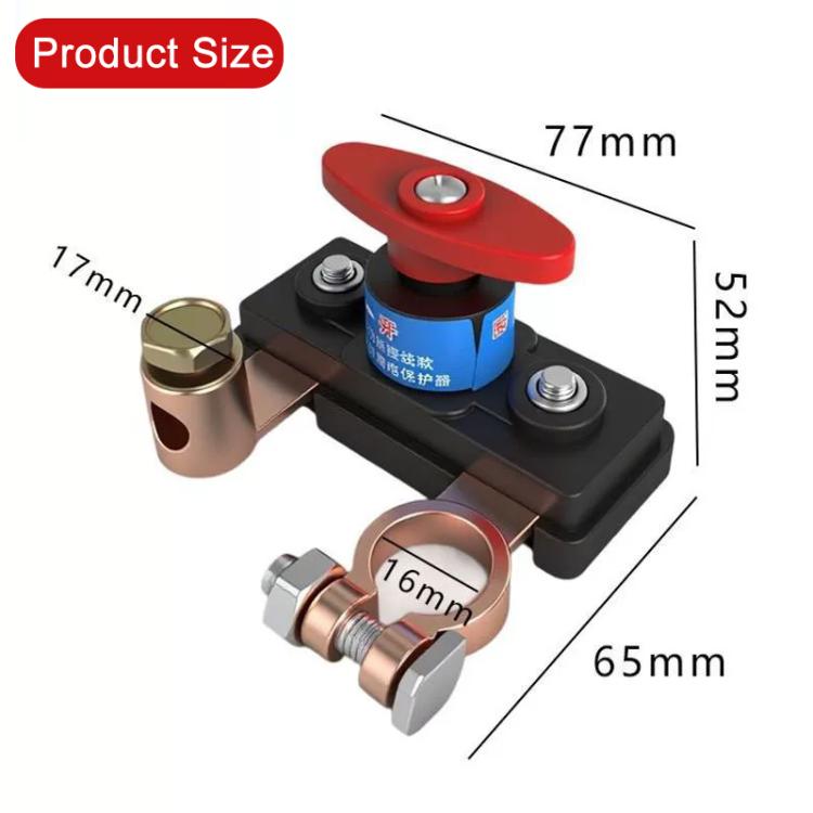 12V-24V Car Multifunctional Pure Copper Battery Disconnect Switch, 12V-24V
