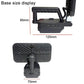 Portable square LED work light with black base and dual USB ports