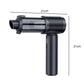 Handheld car vacuum cleaner with black handle; size labeled at 21 cm