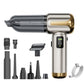 SUITU Digital Display Handheld Blow Suction Combo Car Vacuum Cleaner, One Touch Dustbin Emptying, Extended Dustbin