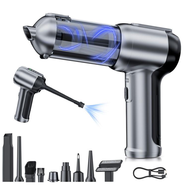 SUITU handheld vacuum cleaner with turbo nozzle and multiple included attachments