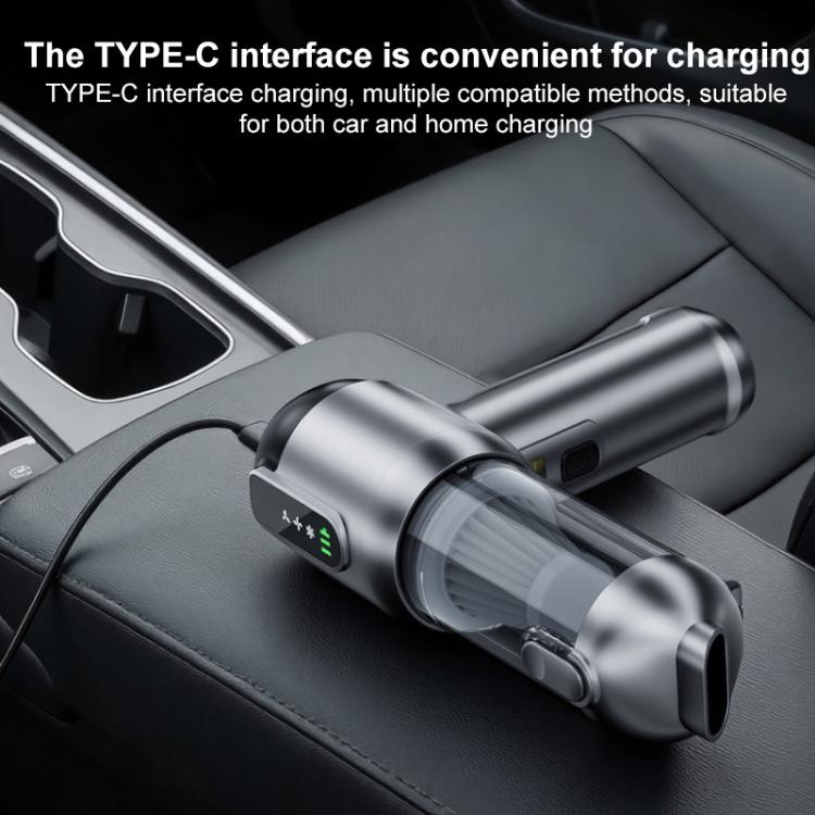 SUITU Type-C charging handheld vacuum cleaner with dust bin and control panel