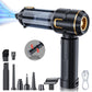SUITU Handheld Blow Suction Combo Removable Battery Car Vacuum Cleaner, One Touch Dustbin Emptying, Extended Dustbin
