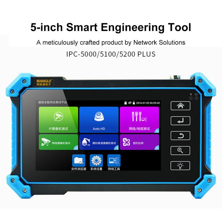 IPC-5200CPlus Network Engineering Treasure Simulated Coaxial SDI Integrated Video Surveillance Tester, US Plug, EU Plug, UK Plug, AU Plug