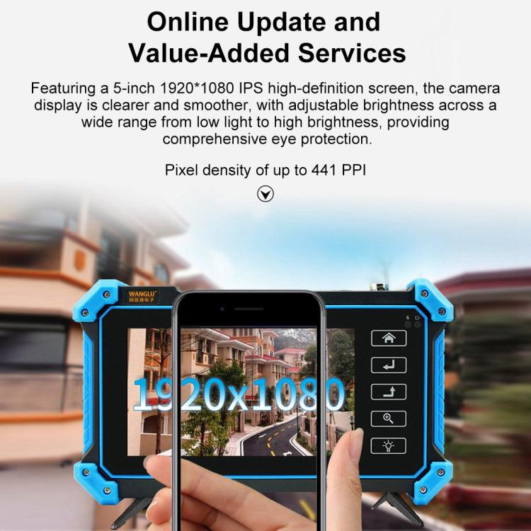 IPC-5200CPlus Network Engineering Treasure Simulated Coaxial SDI Integrated Video Surveillance Tester, US Plug, EU Plug, UK Plug, AU Plug