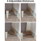 Clear acrylic spacer gaskets with four adjustable height positions