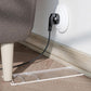 Clear acrylic sofa leg spacer gasket with transparent base pad