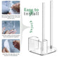 Transparent acrylic mason jar lid rack with two posts and base, shown ready to install