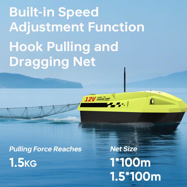 D50E GPS High Speed Smart Remote Control Fishing Bait Boat with Sonar Sensor, EU Plug, US Plug, UK Plug