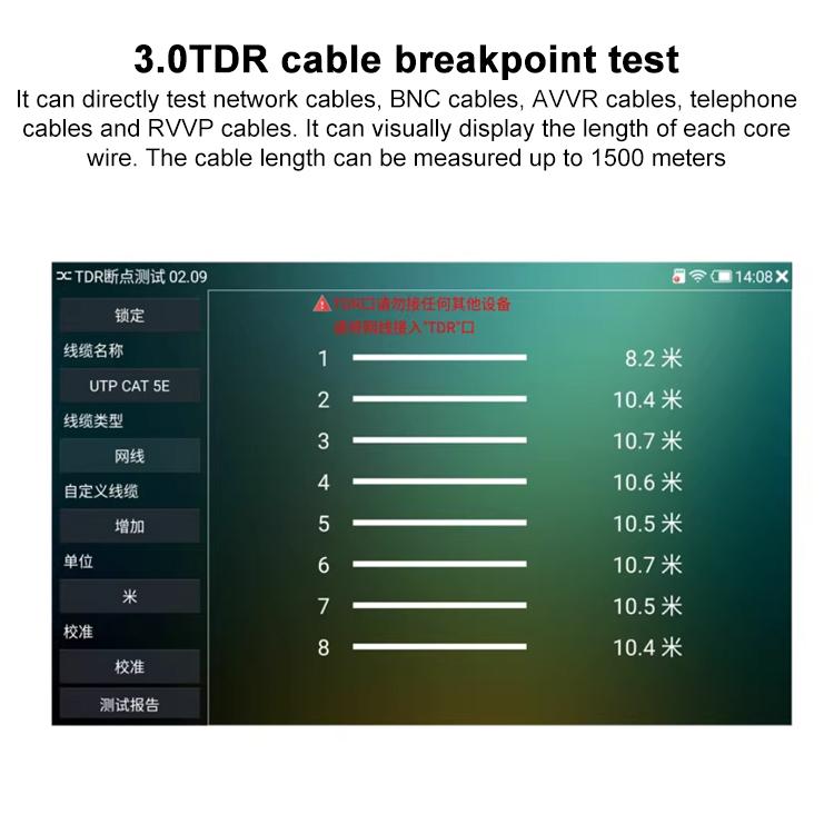 IPCXS-ACHT 6K Network Coaxial Simulation Engineering Video Surveillance Tester, US Plug, EU Plug, UK Plug