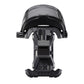 Cycling phone holder with sunshade, black rear mount bracket and side knob