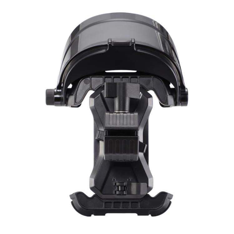 Cycling phone holder with sunshade, black rear mount bracket and side knob