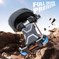 Bike phone holder with sunshade, covered cradle with cushioned corner protection