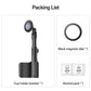 Black cup holder bracket phone mount with included magnetic disk and alcohol pack