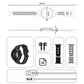 Yesido IO50 Smart Watch with TWS Earbuds, 2-in-1 Bluetooth-Compatible Smartwatch with Charging Box, 1.46 inch HD Display, NFC