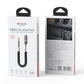 Yesido YAU82 wireless car audio receiver box with coiled cable and 3.5mm plug
