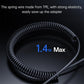 Yesido YAU82 coiled TPE spring cable, black, for 3.5mm AUX Bluetooth audio