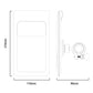 Double-layer sealed waterproof cycling phone holder, clear window, 110×210 mm