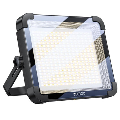 Yesido DH17 portable LED floodlight emergency light with square bright panel and black frame