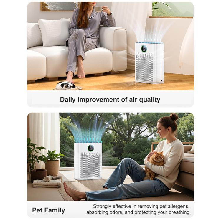 Yesido EC23 Air Purifier Supports WIFI Remote Control, EU Plug, UK Plug
