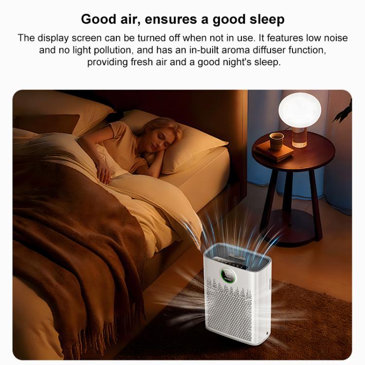 Yesido EC23 Air Purifier Supports WIFI Remote Control, EU Plug, UK Plug