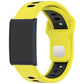 Horizontal Stripes Reverse Buckle Two Color Silicone Watch Band, For Amazfit Helio Strap