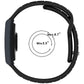 Horizontal Stripes Reverse Buckle Two Color Silicone Watch Band, For Amazfit Helio Strap