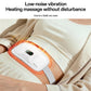 Heating massage belt with low-noise vibration look and white controller module