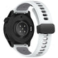 Foldable Magnetic Clasp Two Color Silicone Watch Band, 22mm