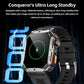 MT62 2.01-inch IPS Display Outdoor Adventures Smart Watch with 1000mAh Battery & Flashlight