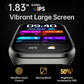 MT66 1.83-inch IPS Curved Screen Smart Watch with 1000mAh Battery