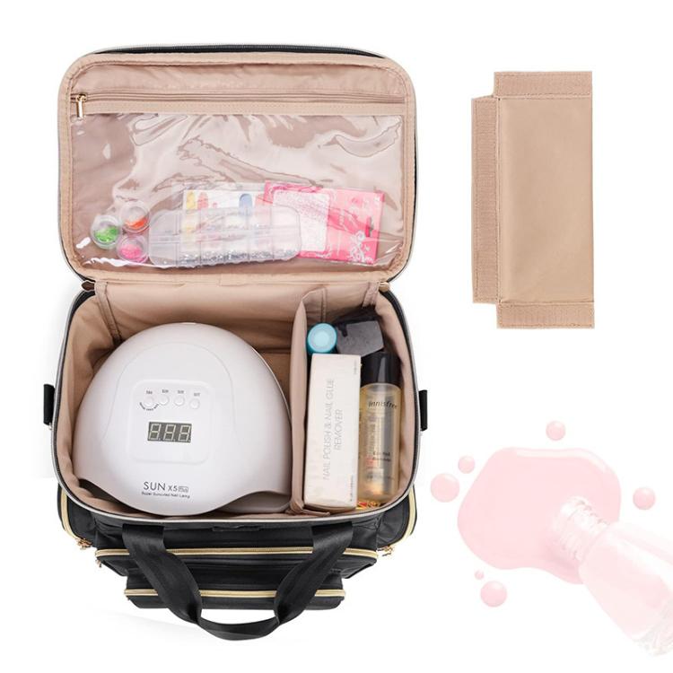 Detachable Two-tier Nail Polish Carrying Storage Box