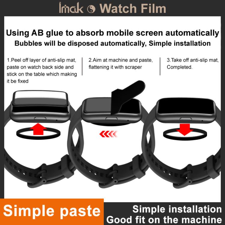 imak Plexiglass HD Watch Protective Film, For Keep Band B5 Lite