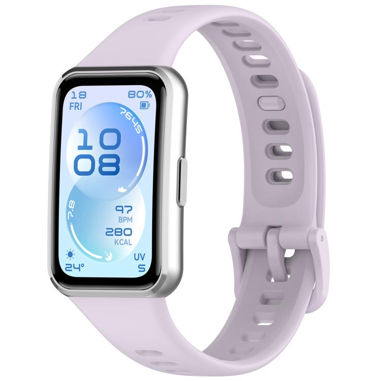 xDfind Smooth Solid-Color Breathable Silicone Watch Band, For Huawei Band 11 Pro / 11
