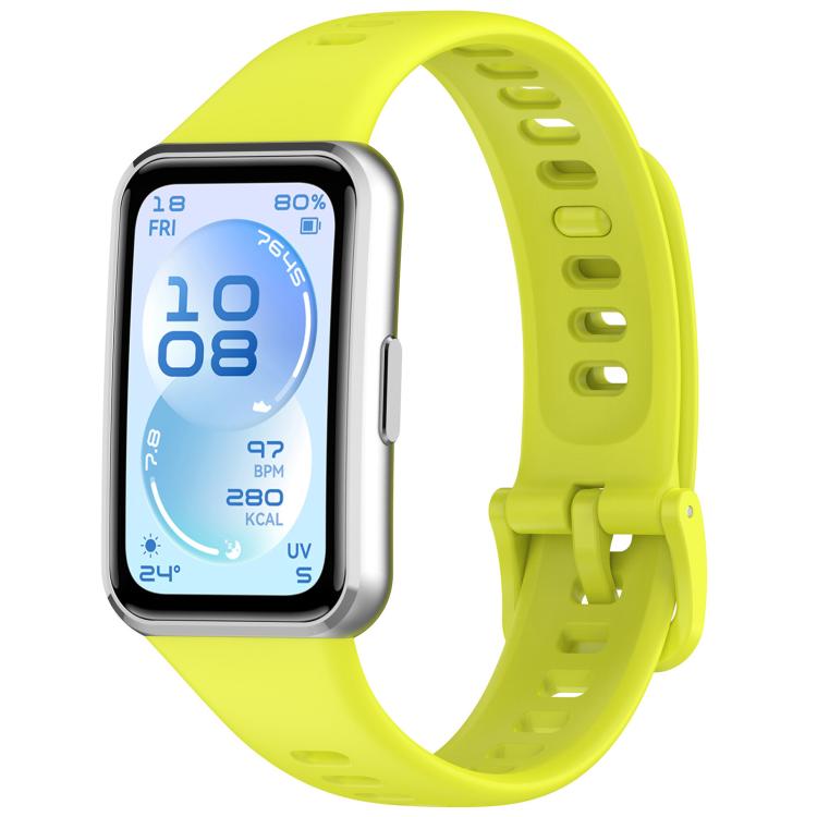 xDfind Smooth Solid-Color Breathable Silicone Watch Band, For Huawei Band 11 Pro / 11