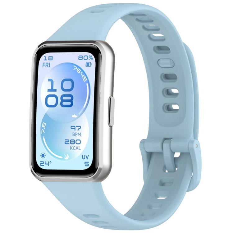 xDfind Smooth Solid-Color Breathable Silicone Watch Band, For Huawei Band 11 Pro / 11