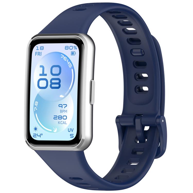 xDfind Smooth Solid-Color Breathable Silicone Watch Band, For Huawei Band 11 Pro / 11
