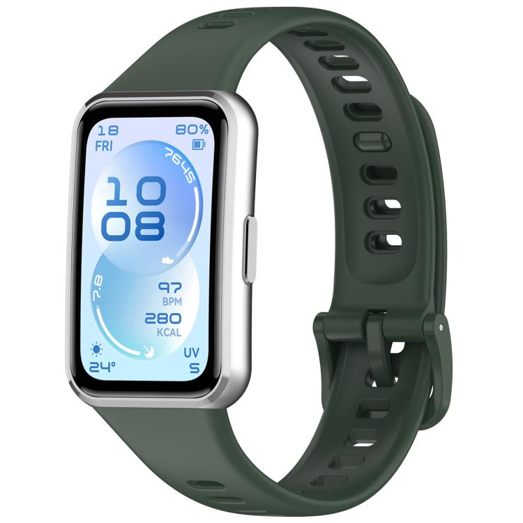xDfind Smooth Solid-Color Breathable Silicone Watch Band, For Huawei Band 11 Pro / 11