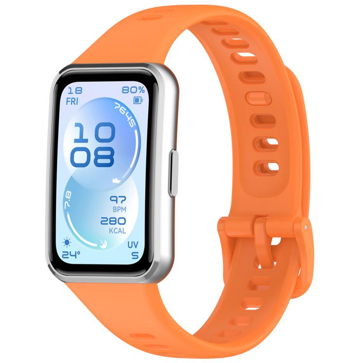 xDfind Smooth Solid-Color Breathable Silicone Watch Band, For Huawei Band 11 Pro / 11