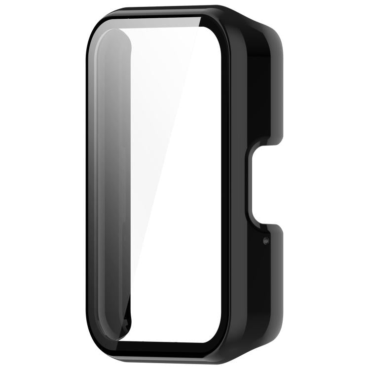 Black watch case with integrated screen protector, shown alone