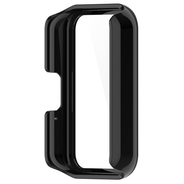 xDfind black watch protective case with integrated screen protector, shown detached