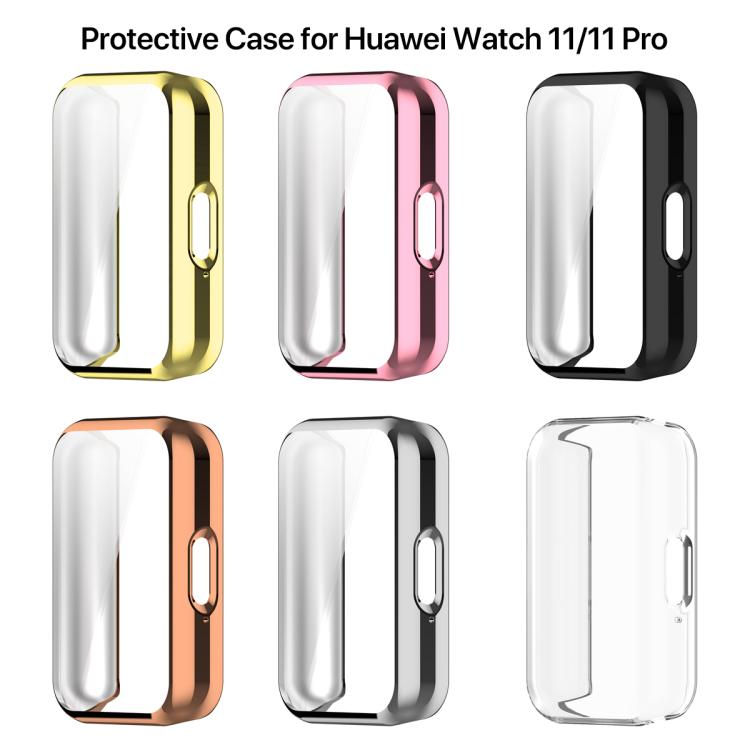 xDfind Full-Coverage Electroplated TPU Watch Case, For Huawei Band 11 Pro / 11 Pro NFC, For Huawei Band 11 / 11 NFC