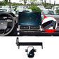 Black dashboard phone holder mount cradle with extension arm, highlighted