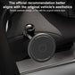 Black magnetic phone holder mount with circular pad and short adjustable stem